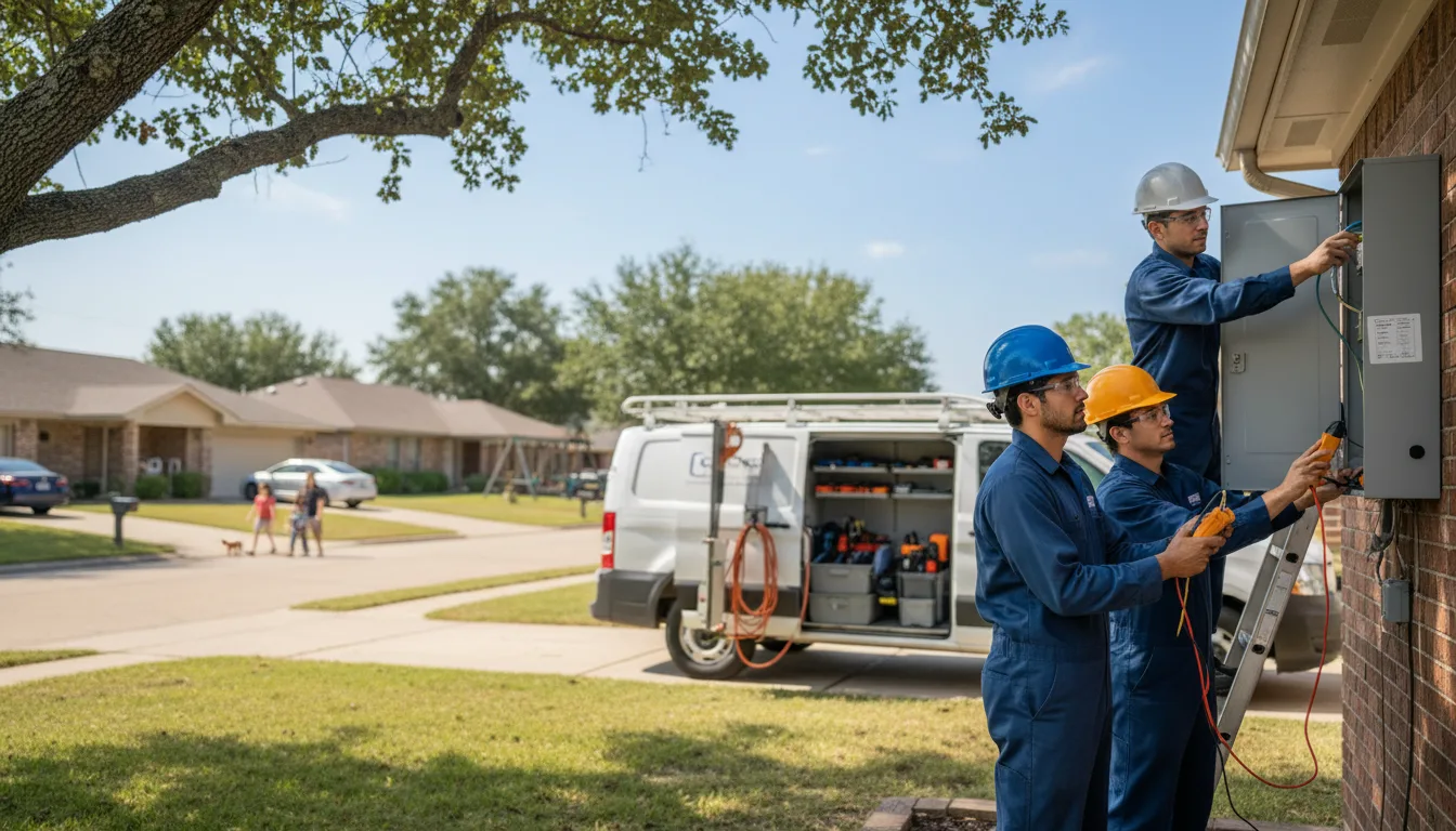 Certified electrician providing emergency electrical services in Booth, AL